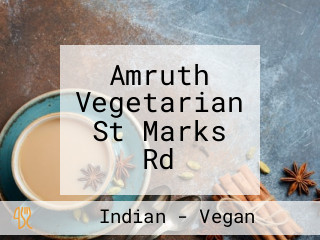 Amruth Vegetarian St Marks Rd